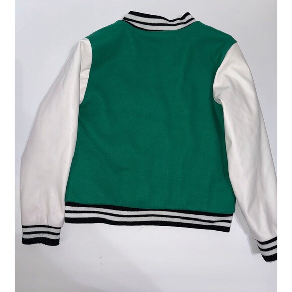 Chillipop Girl’s woolen Varsity letter jacket,
streatwear, green jacket sz 10/12 - Picture 4 of 12